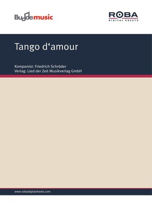 cover image of Tango d'amour